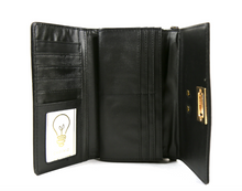 Load image into Gallery viewer, Choixiz Fold Over Wallet- Noir